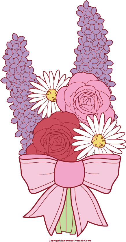 flowers clipart music