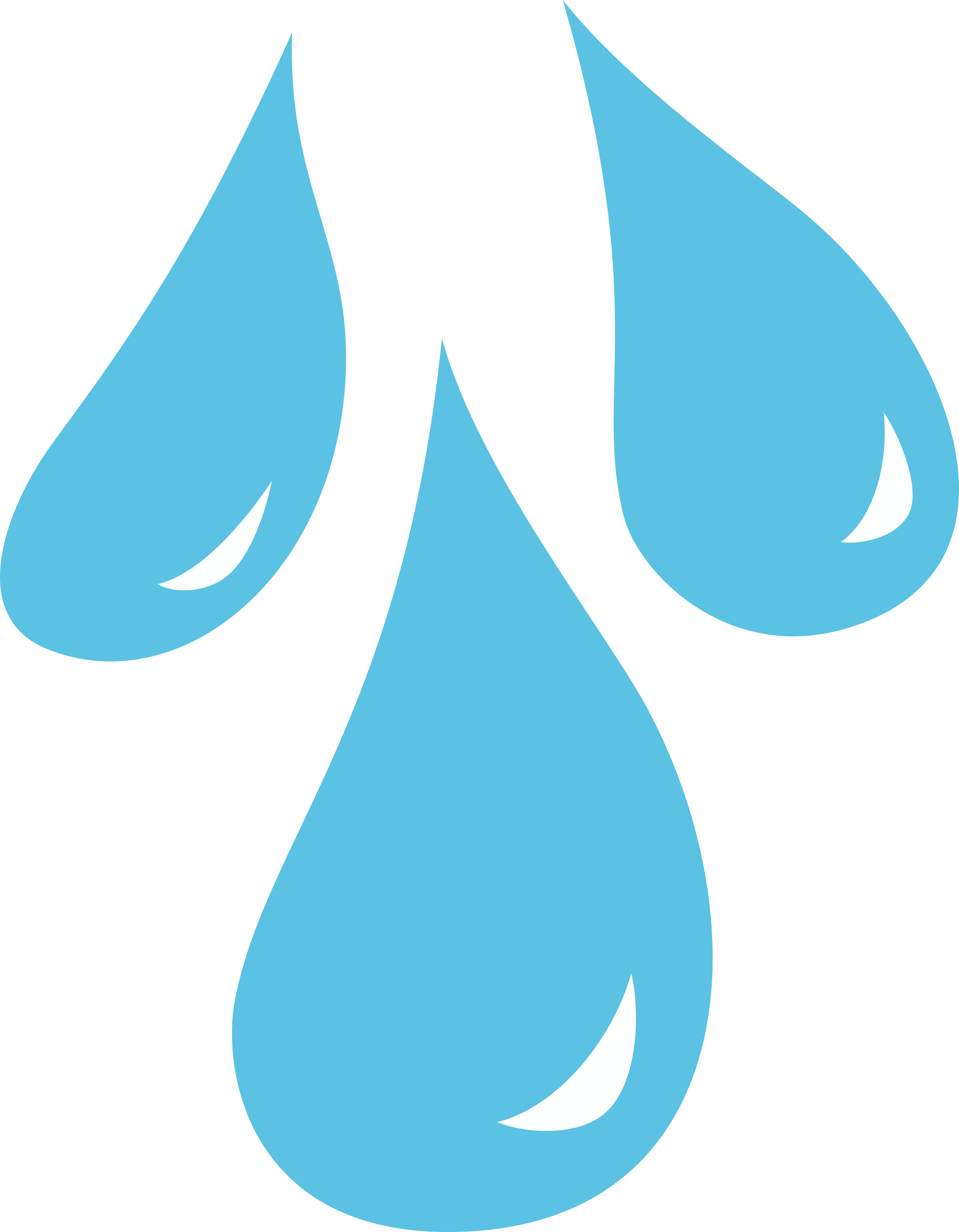 Water drop black and. Raindrop clipart realistic