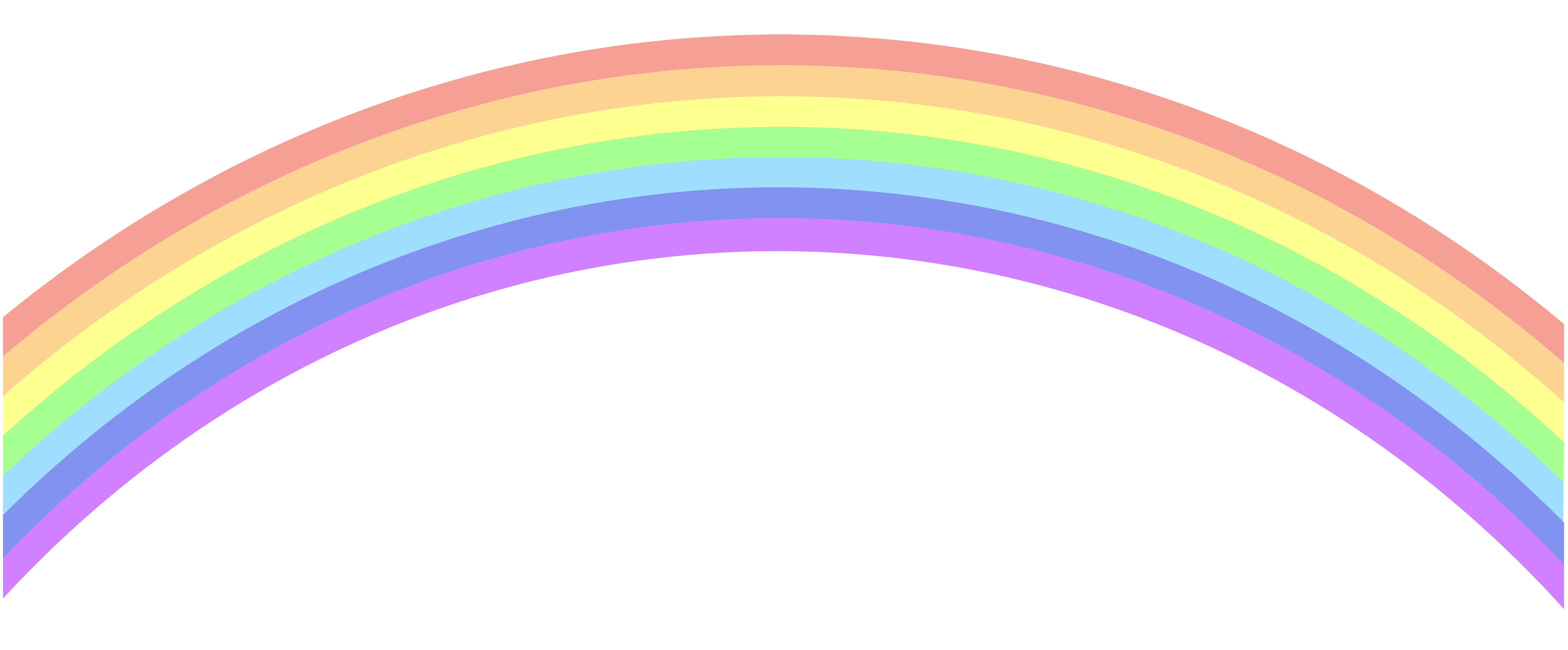 beautiful clipart rainbow