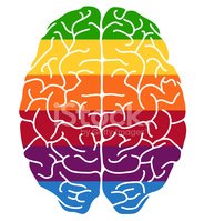 clipart rainbow brain