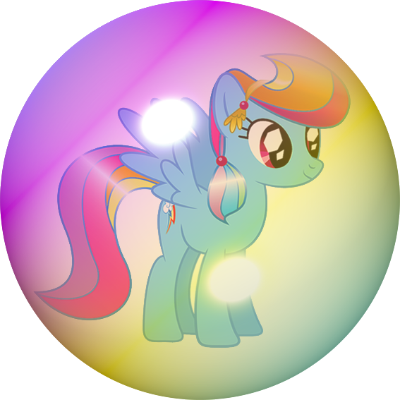 My little pony dash. Clipart rainbow bubble