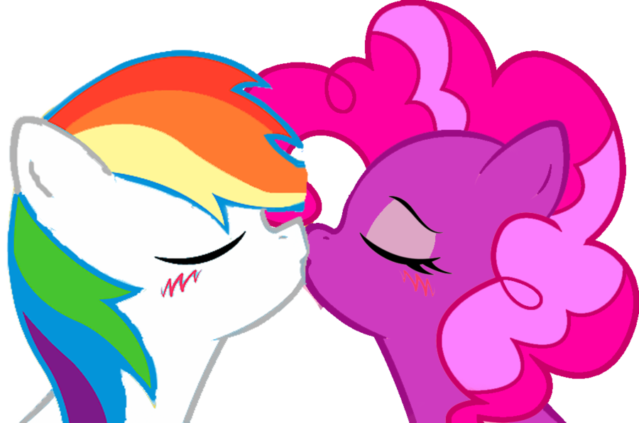 Clipart rainbow bubble. Flash and pink kiss