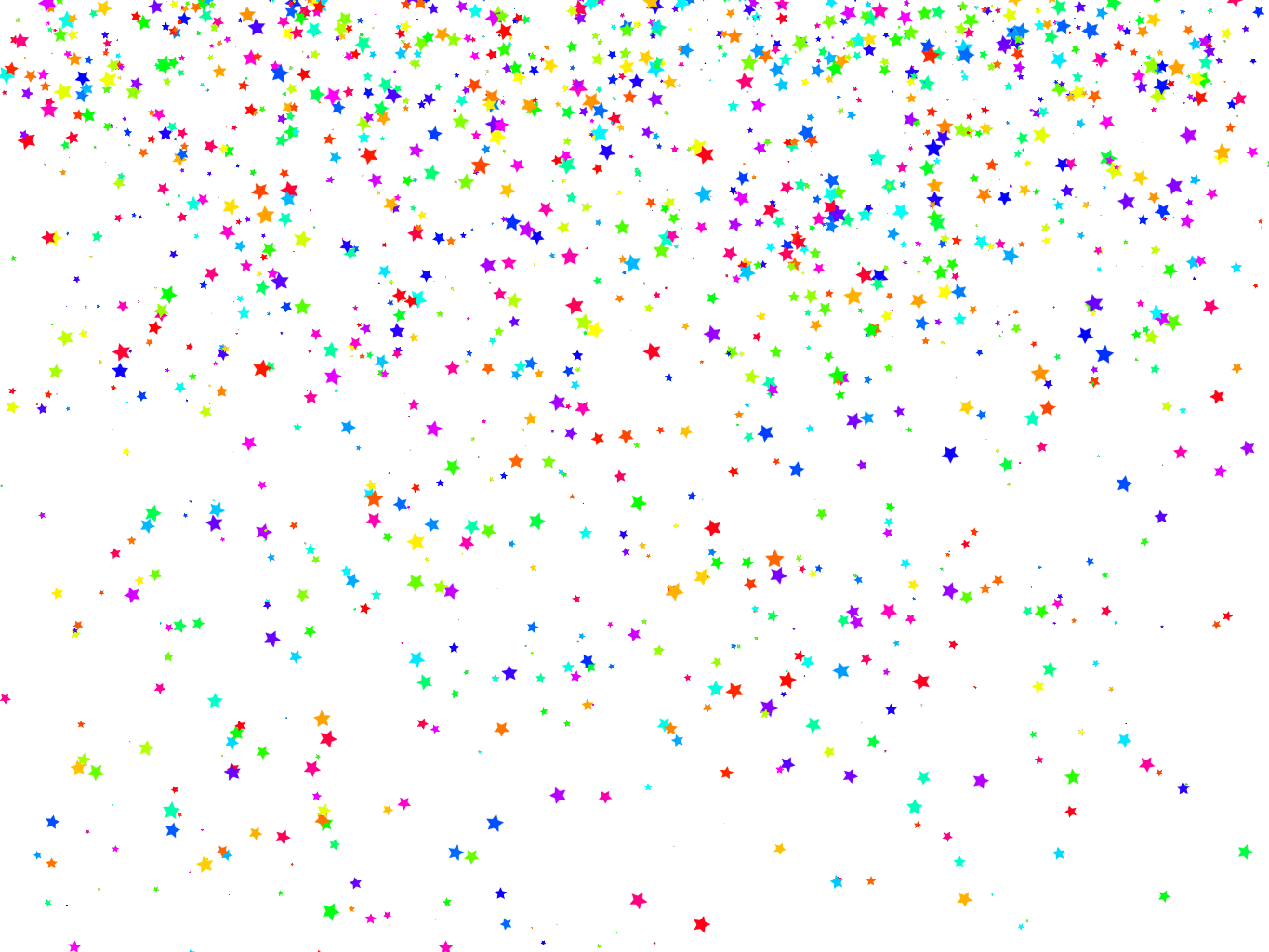 clipart stars confetti