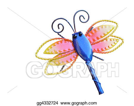 clipart rainbow dragonfly