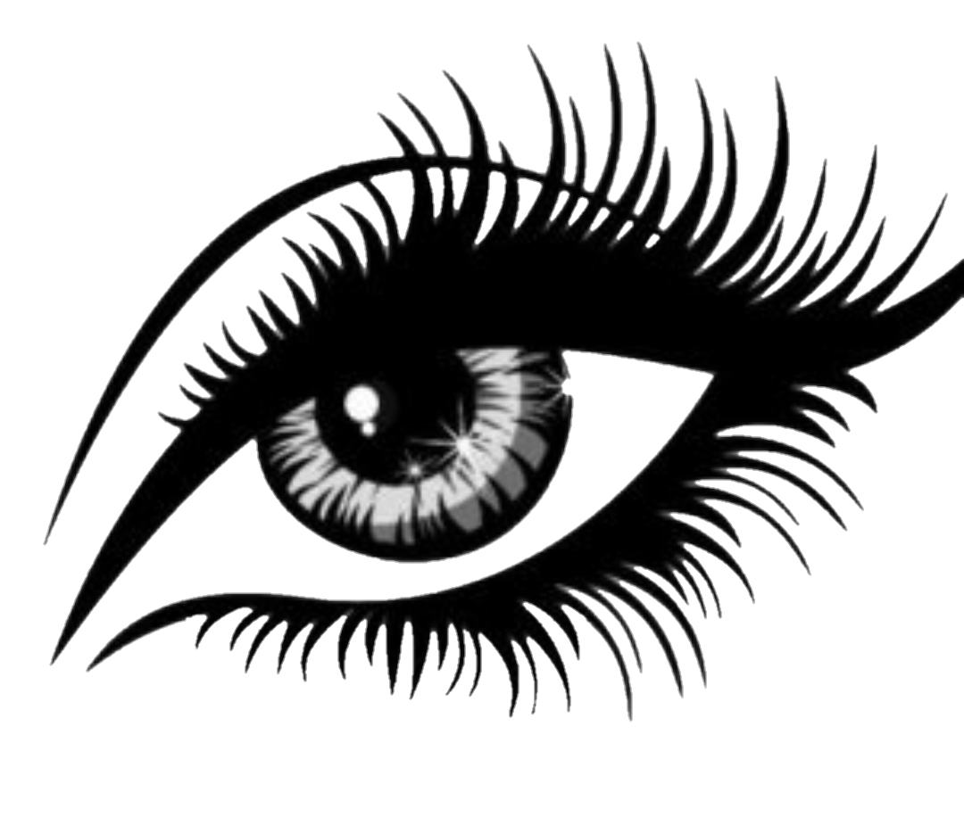 Eyelashes clipart winged eyeliner, Eyelashes winged eyeliner