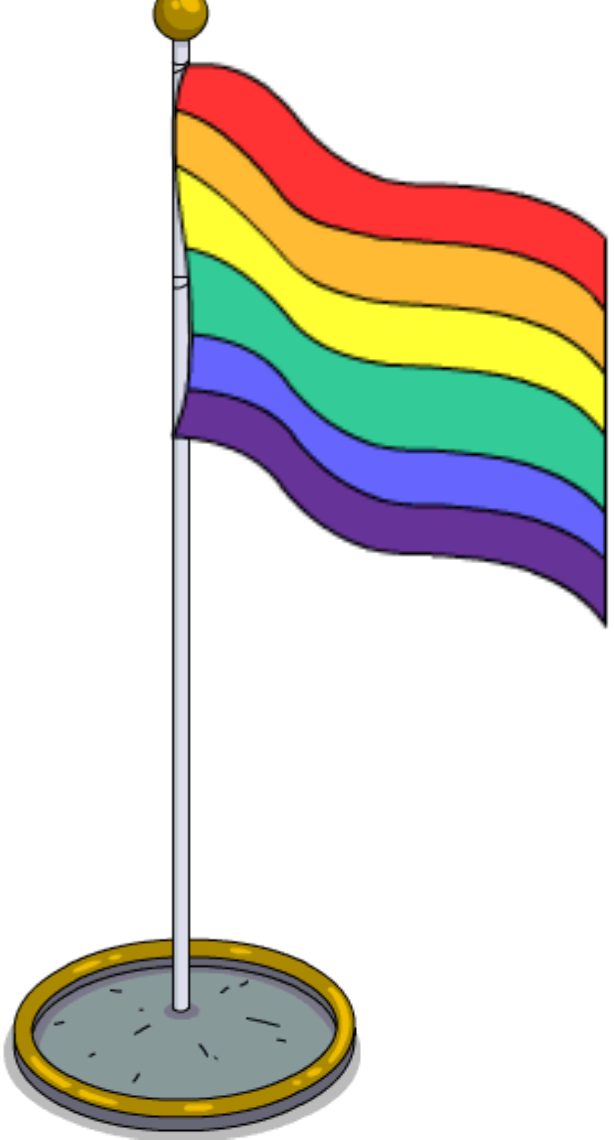 clipart rainbow flags