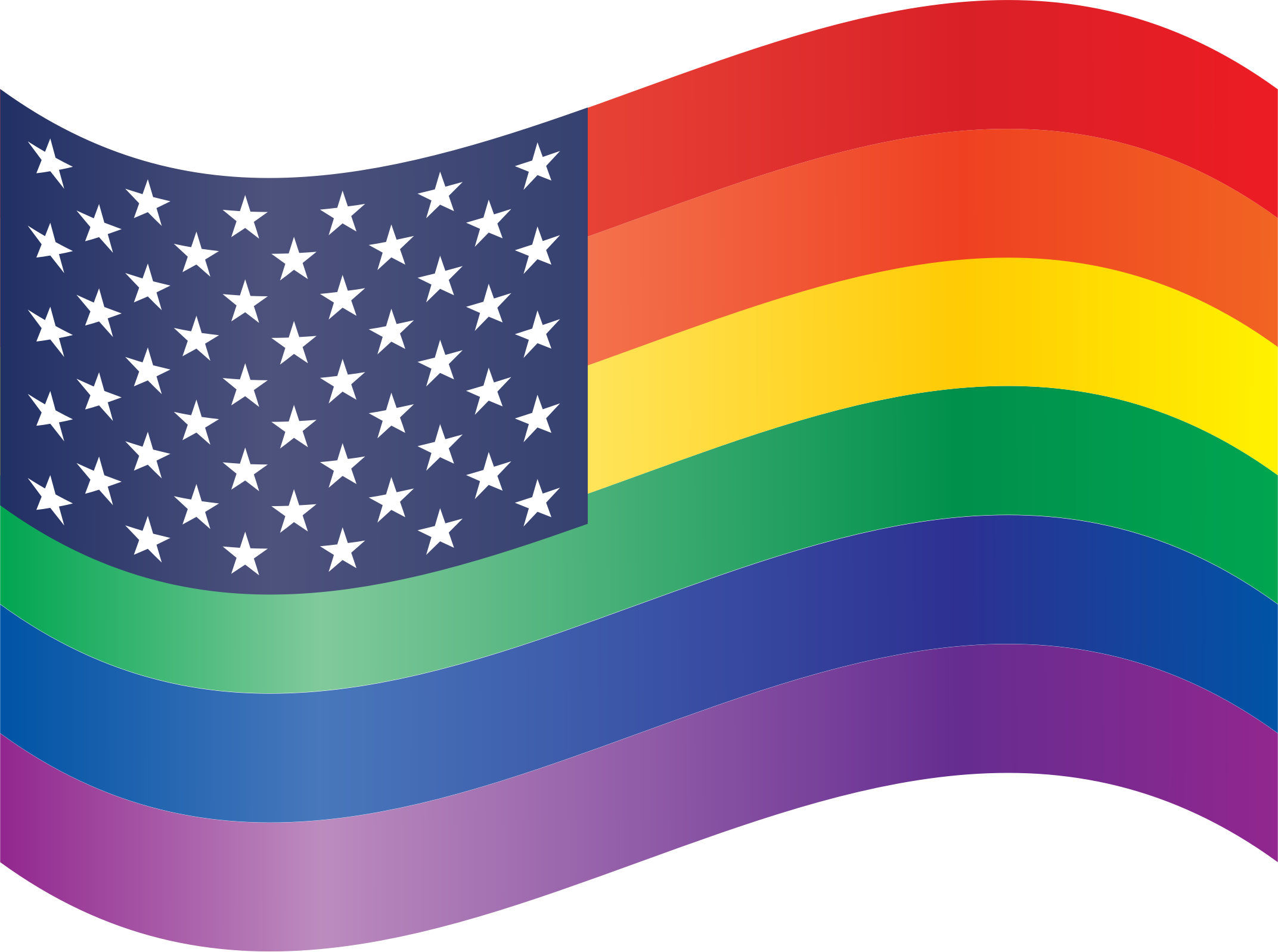 clipart rainbow flags