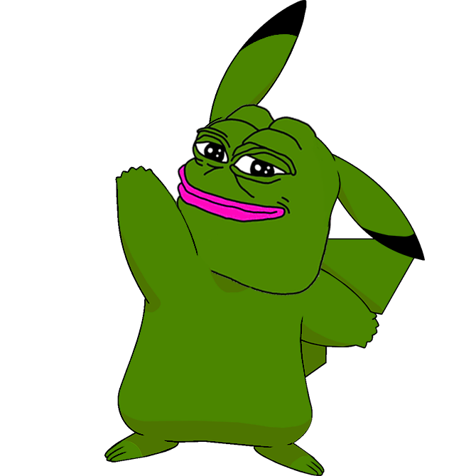 Clipart rainbow frog. Pikapepe pepe the know