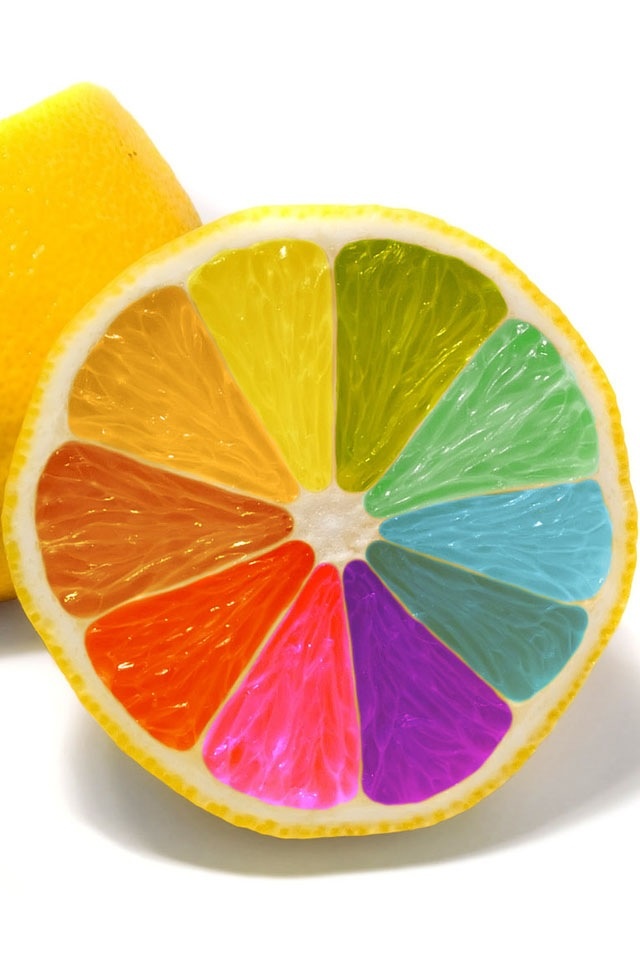 clipart rainbow fruit