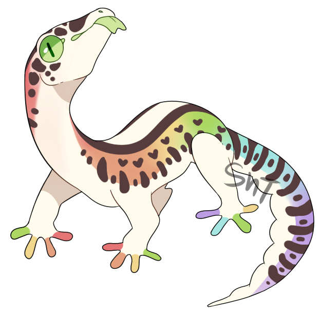 Reopened ota closed by. Clipart rainbow gecko
