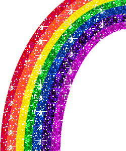 clipart rainbow glitter