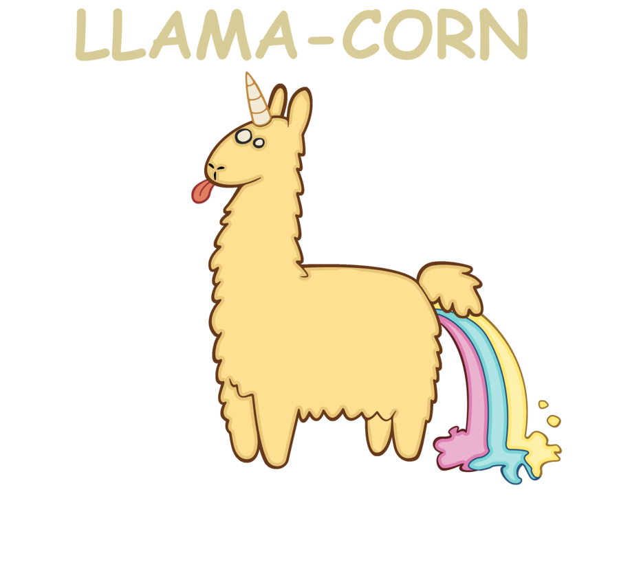 Corn by anonymoushamburger deviantart. Clipart rainbow llama