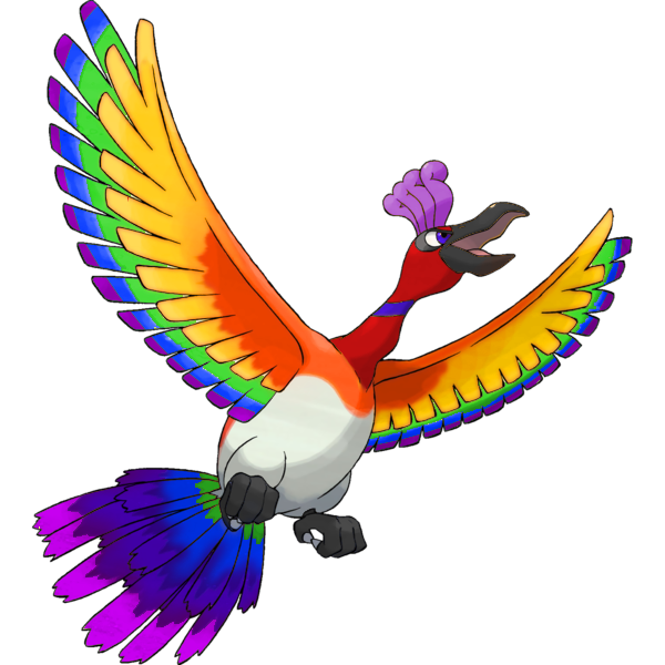 clipart rainbow parrot