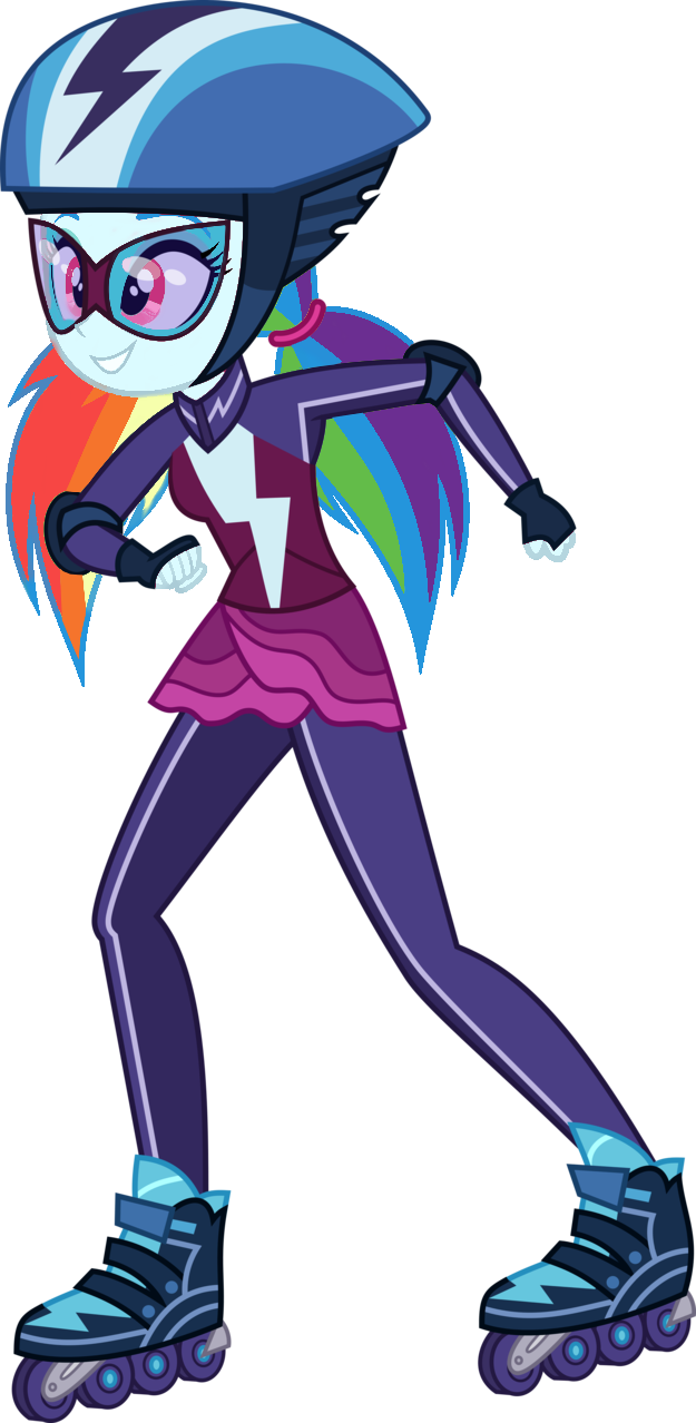 Au dash sport style. Clipart rainbow roller skate