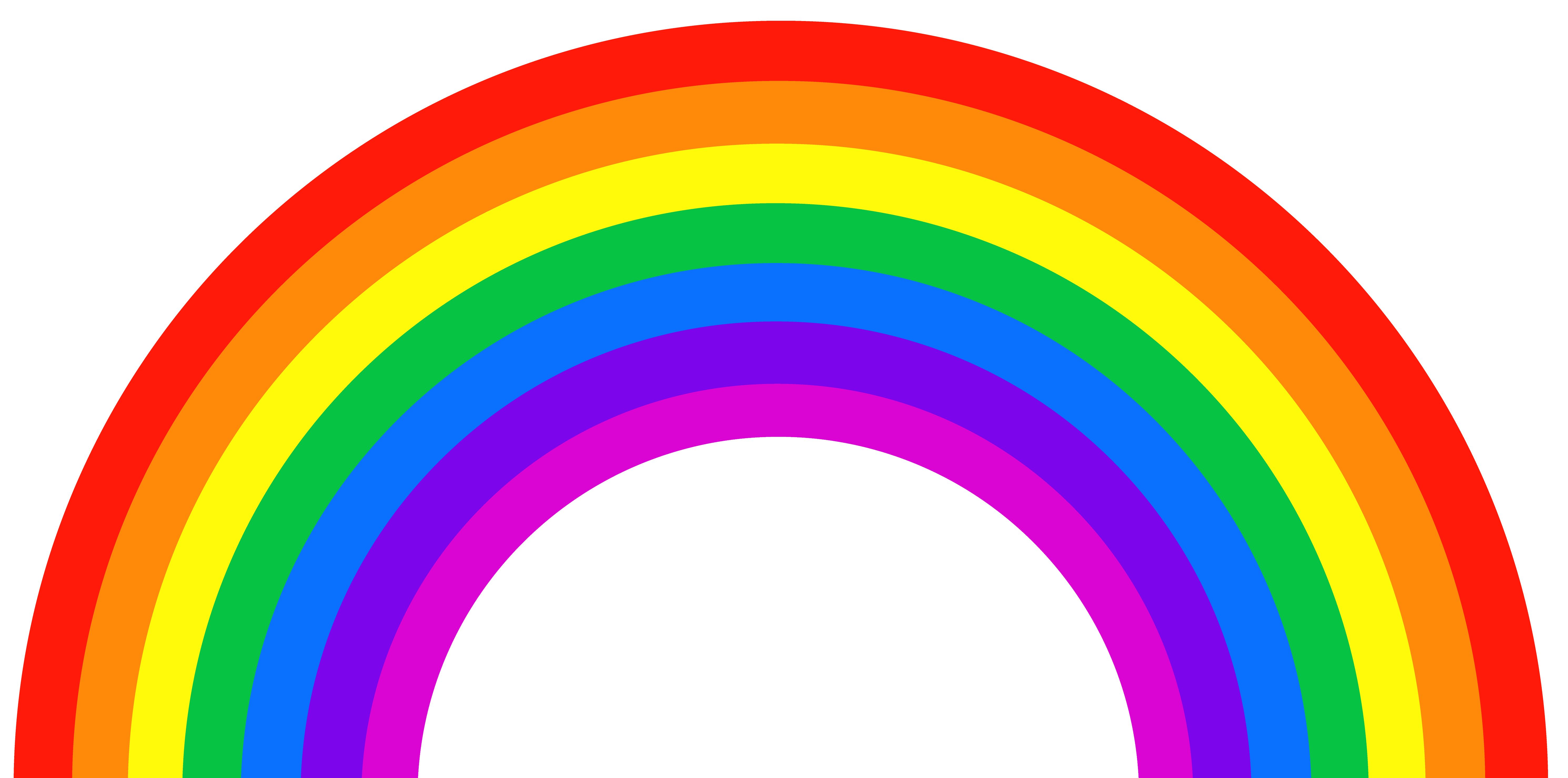 Clipart rainbow scene, Clipart rainbow scene Transparent FREE for