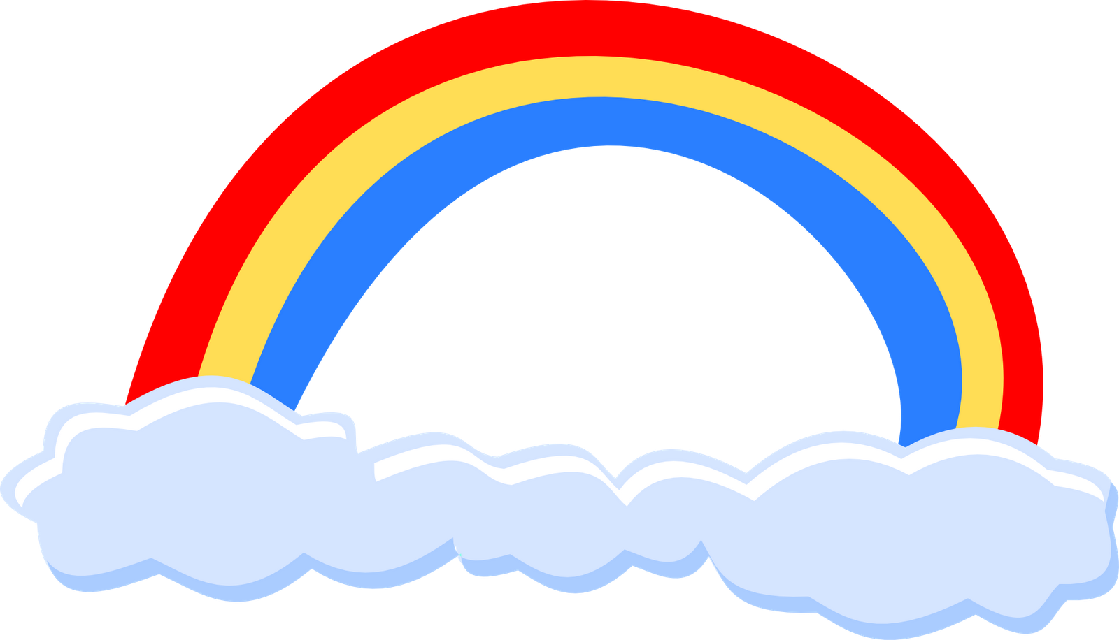 clipart rainbow simple