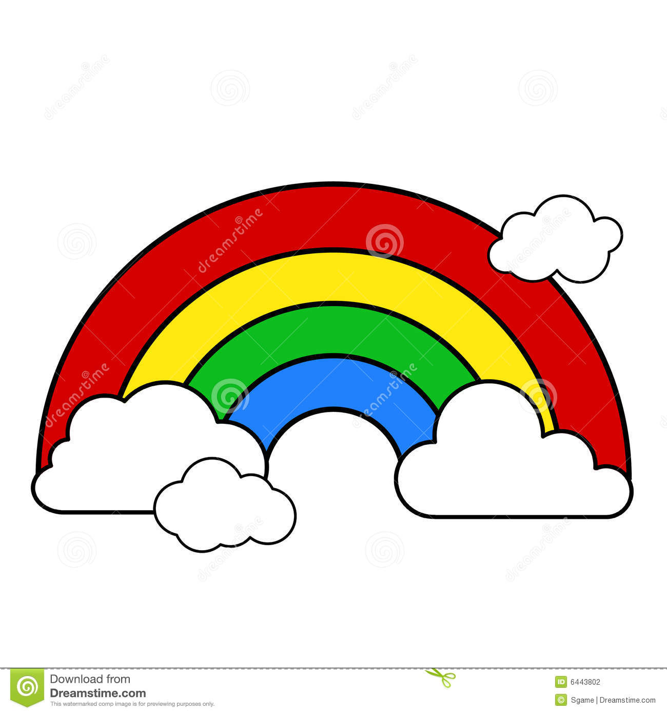 Outline panda free images. Clipart rainbow simple