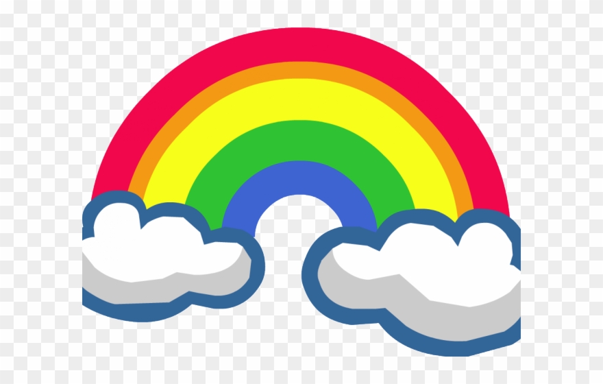 Butterfly transparent . Clipart rainbow simple