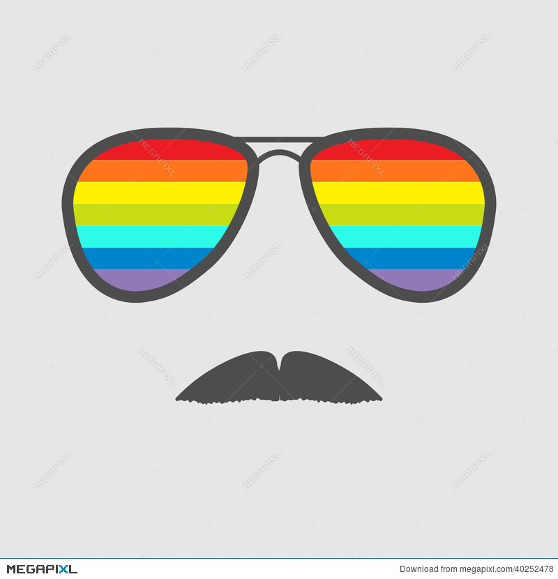 clipart sunglasses rainbow
