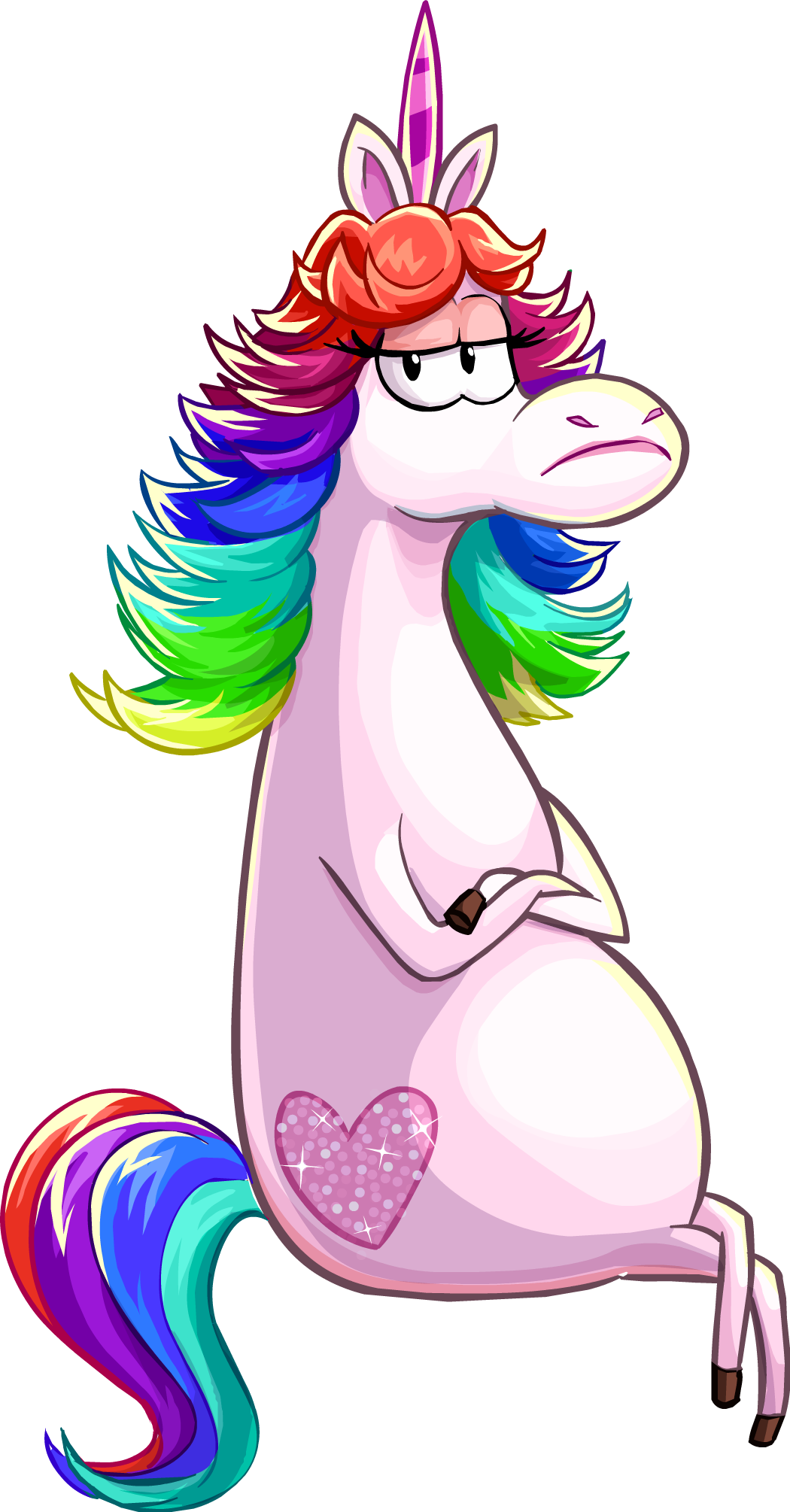 clipart rainbow unicorns