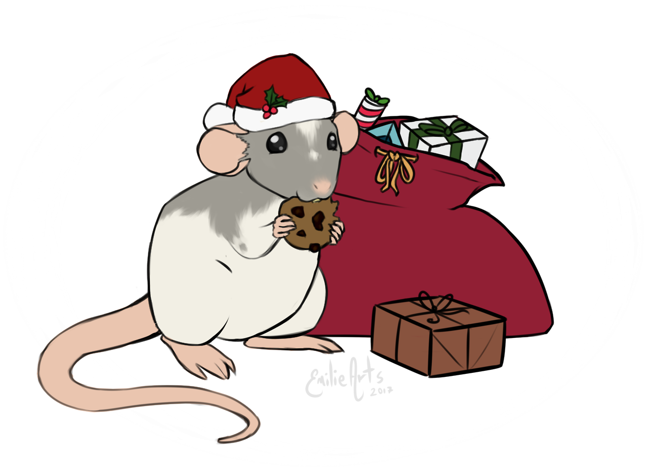 sick clipart rat