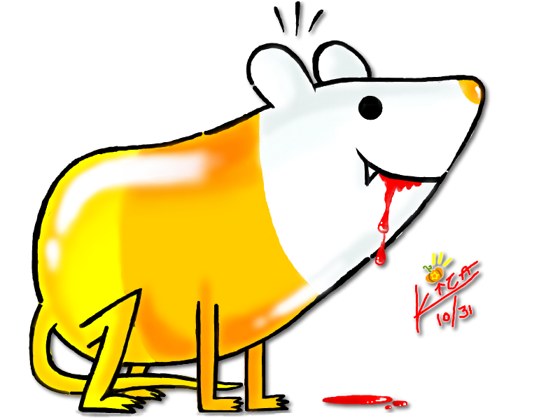 Science the vampire by. Clipart rat animal scientist