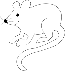 Clipart rat black and white. Panda free 