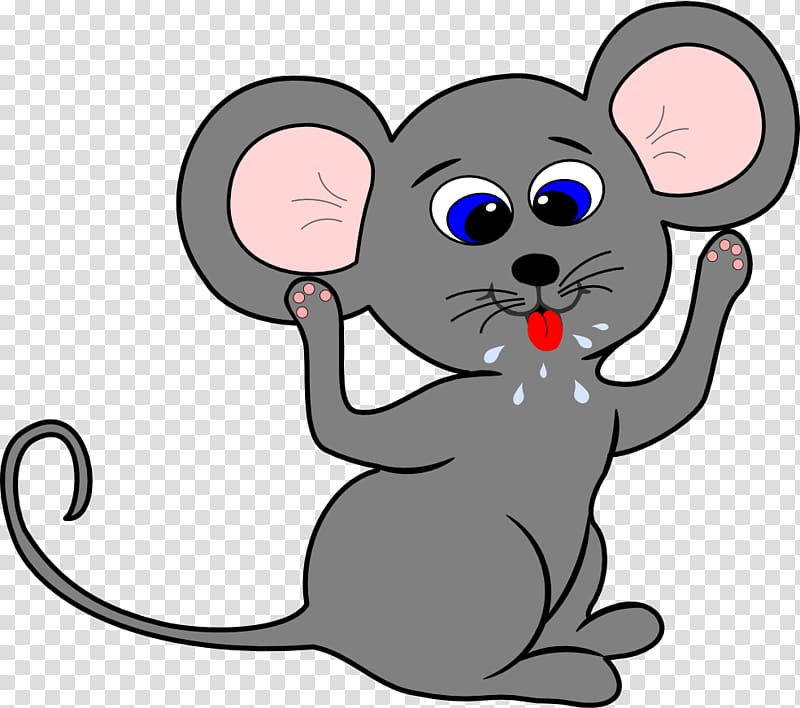 rat clipart gray