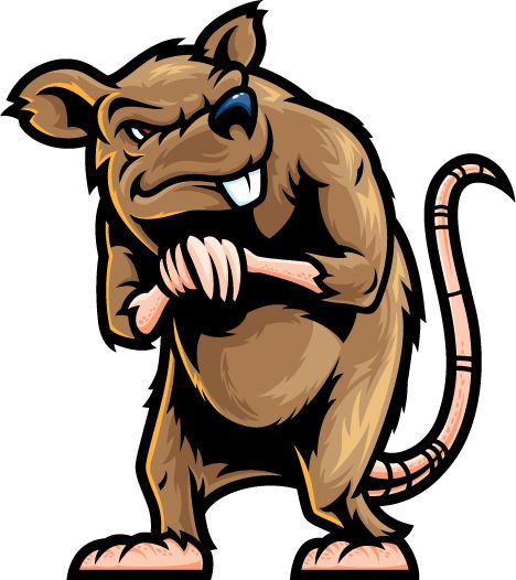 rat clipart evil