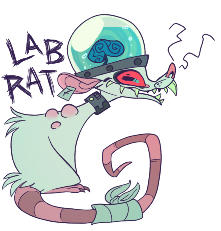 rat clipart anime lab