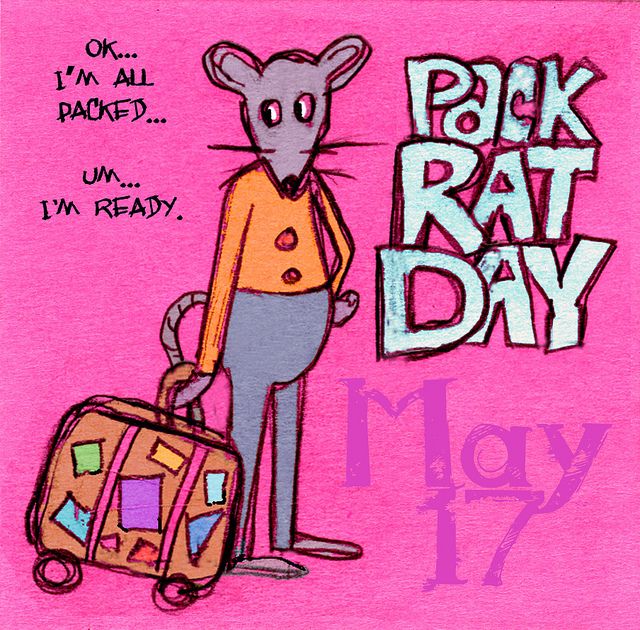 Day by post haste. Rat clipart pack rat