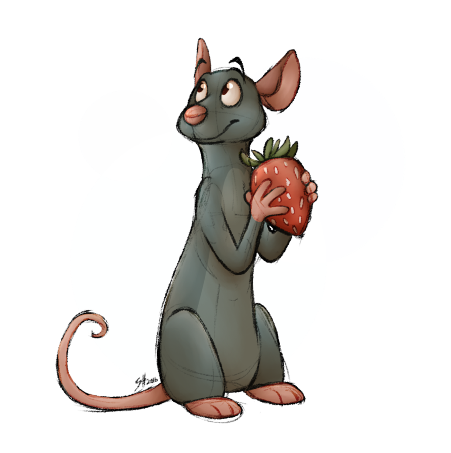 clipart rat realistic cartoon