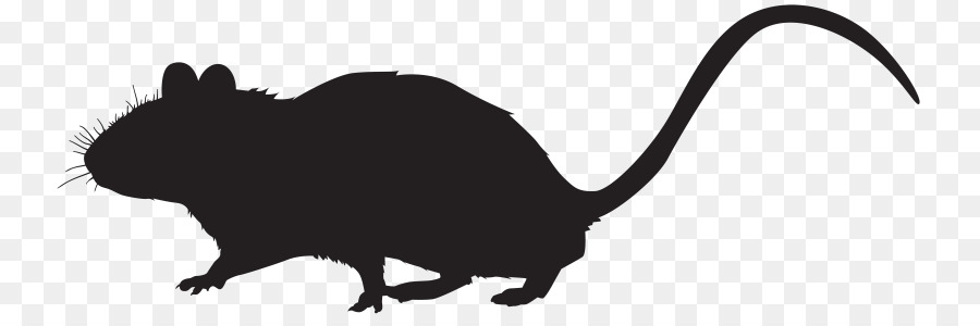 clipart rat silhouette