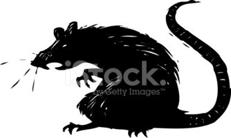 Rat clipart spooky. Scary stock vectors me
