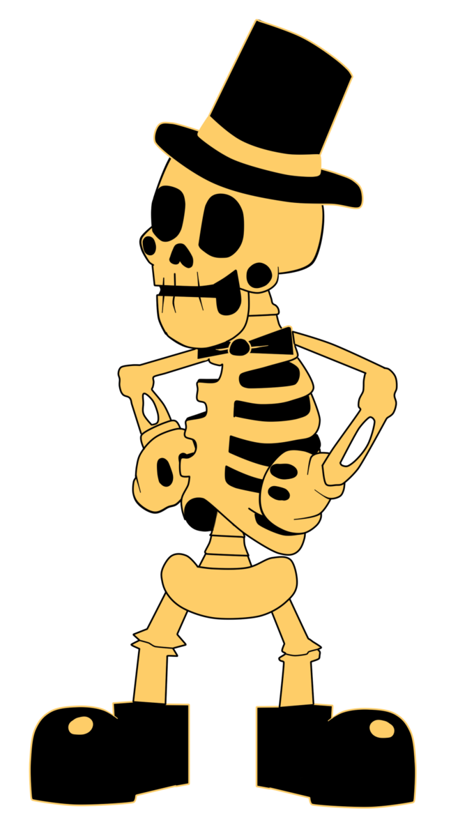 Scary skeleton by gamerboy. Rat clipart spooky
