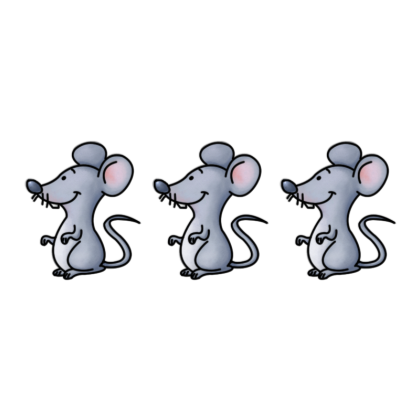 clipart rat three mouse