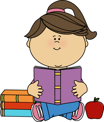book clipart reading