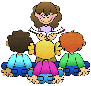 storytime clipart kindergarten teacher