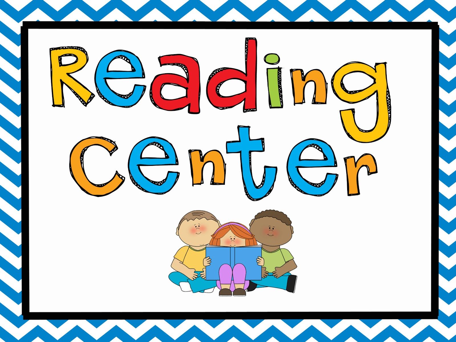 clipart reading reading center