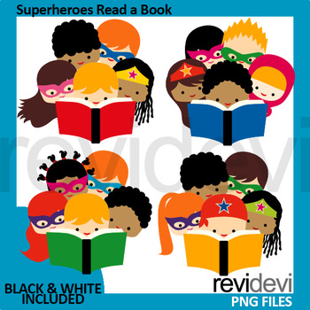 superheroes clipart literacy