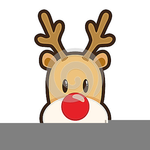 Rudolph the red nosed. Clipart reindeer animated