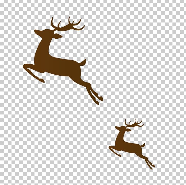 clipart reindeer brown