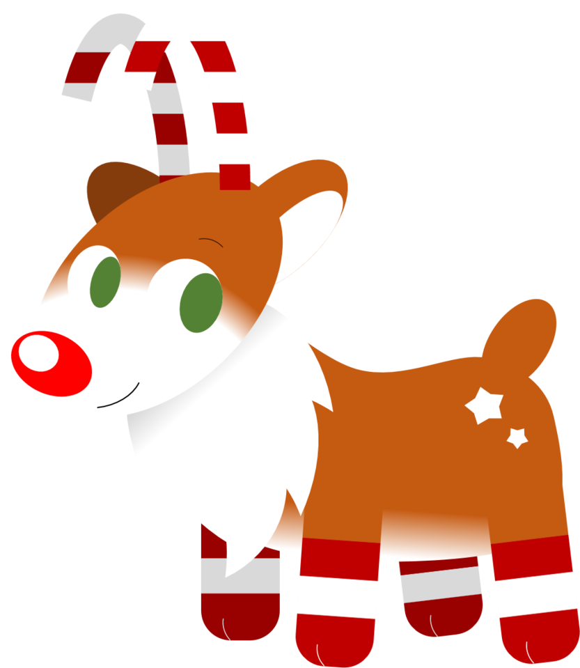 Clipart reindeer candy cane. By alice of africa