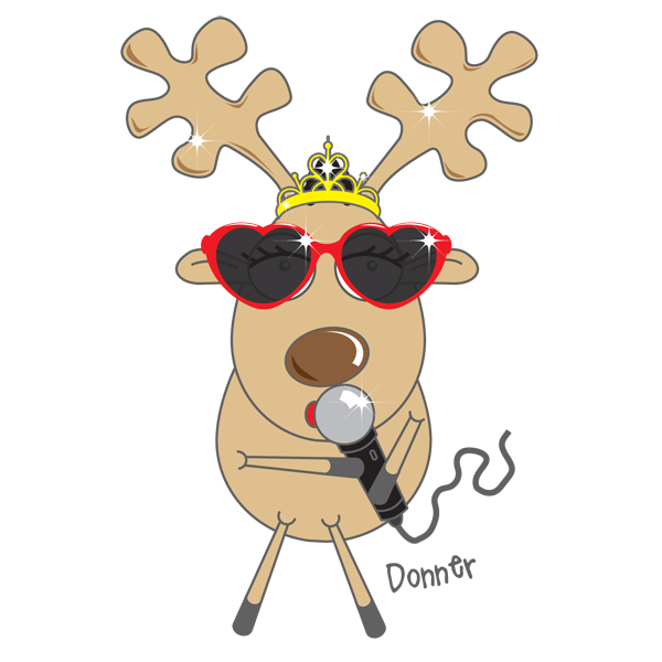 Team all about loves. Clipart reindeer dasher