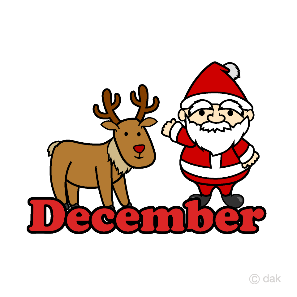 clipart reindeer december