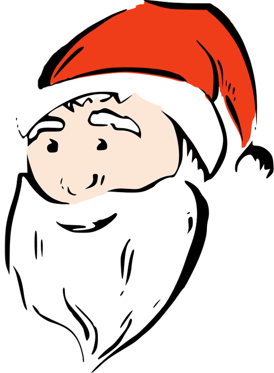 Clipart reindeer face. Santa claus free christmas
