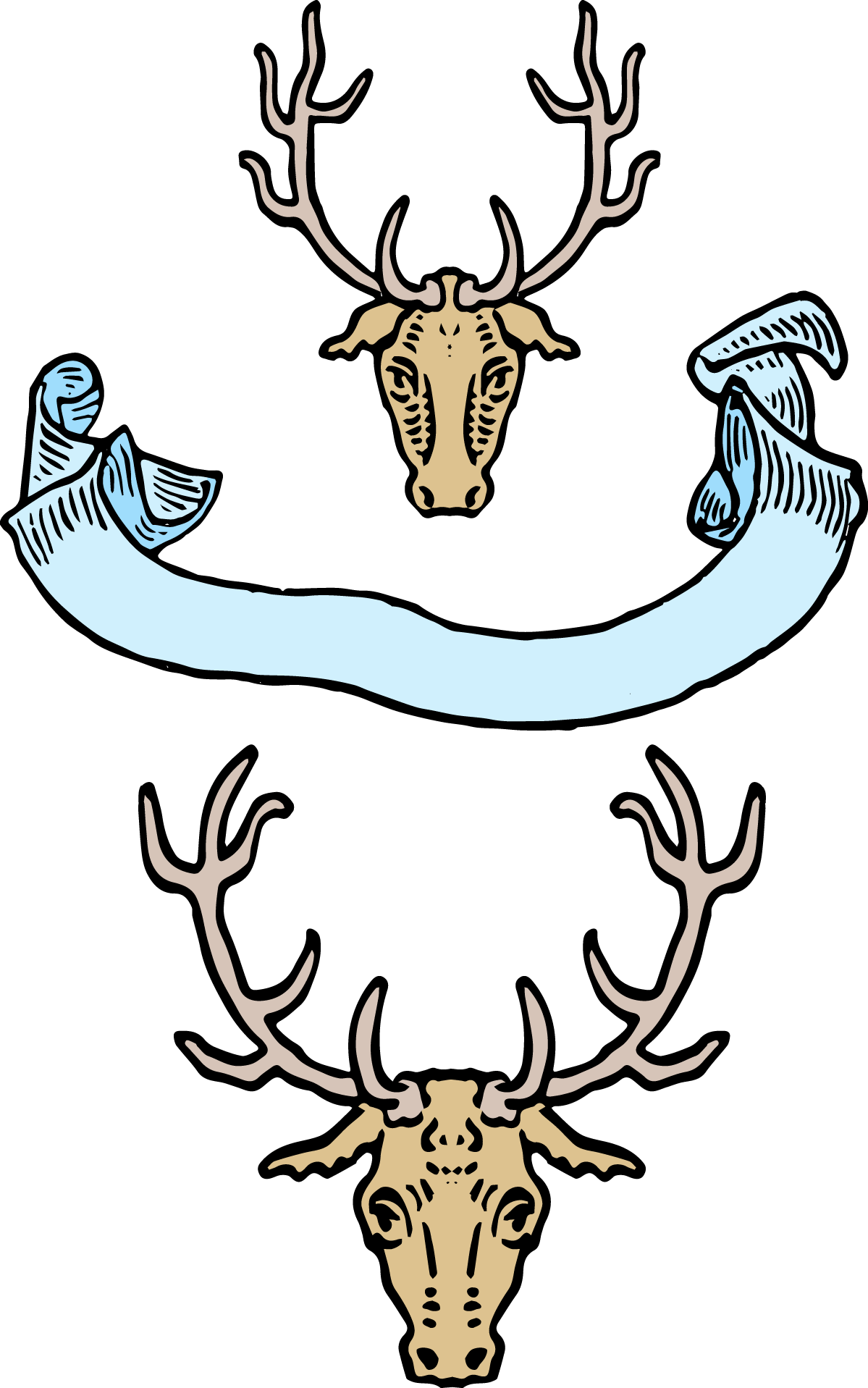 clipart reindeer fancy