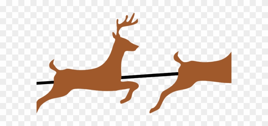 sleigh clipart reindeer