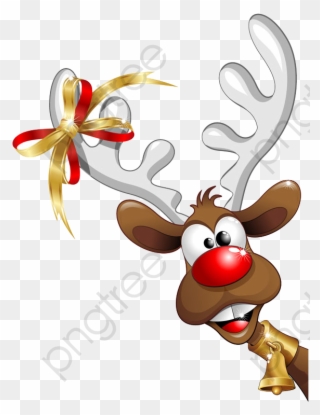 Clipart reindeer full size. Christmas santa claus en