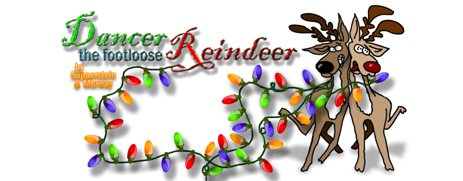 Dancer the footloose gypsy. Clipart reindeer holiday